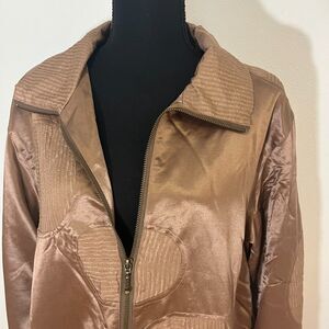 Vintage Great Cavalier by St. Paul NWT Silk Brown 2 Piece Size Medium